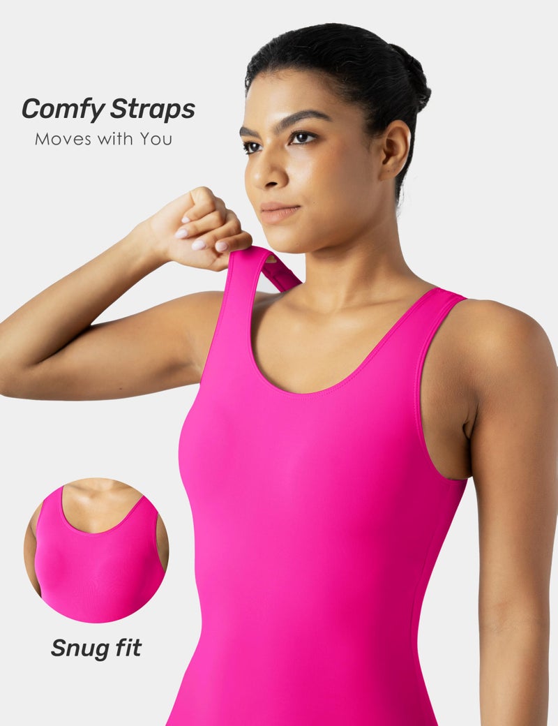 Speerise Women Rompers Jumpsuits Leotards Bodysuit One Piece Tank Top Outfit â€“ Tummy Control Workout Jumpers Body Suits Festival to fitnessâ€”this sculpting romper keeps you cute, comfy, and performance-ready - Image 4